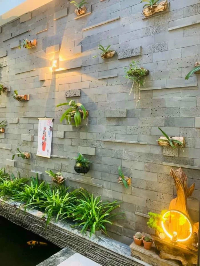 Đá ốp tường tổ ong 3D
