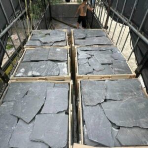Đá rối đen (lát sân - ốp tường)